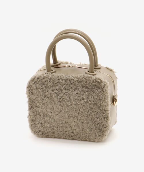 le.coeur blanc（ルクールブラン）の「ボアコンビ2WAYミニボストン（ボストンバッグ・レディース・オリーブ/ブラック・FREE）」の18枚目の写真