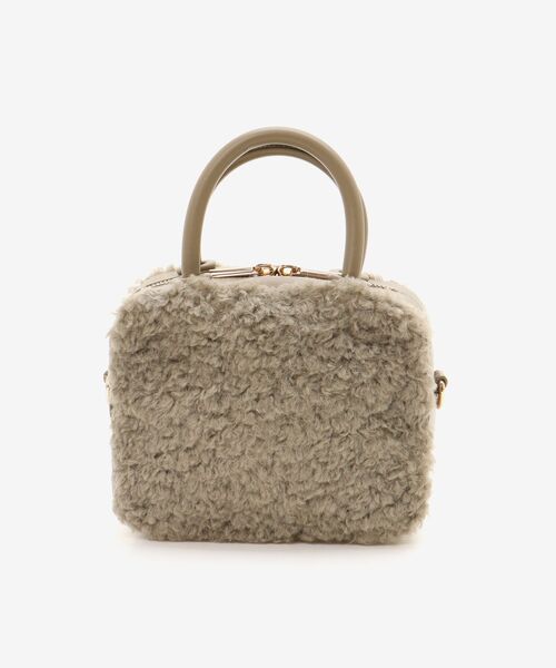 le.coeur blanc（ルクールブラン）の「ボアコンビ2WAYミニボストン（ボストンバッグ・レディース・オリーブ/ブラック・FREE）」の20枚目の写真