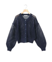 MARMARMAR（マーマーマー）の「MARMARMAR メッシュカーディガン（カーディガン/ボレロ）」