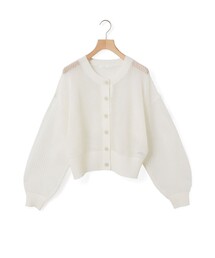 MARMARMAR（マーマーマー）の「MARMARMAR メッシュカーディガン（カーディガン/ボレロ）」