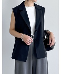 ánuans ノースリーブ テーラードジャケット ánuans ノースリーブ テーラードジャケット ROOP TOKYO