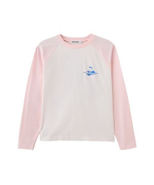MILKFED.(ミルクフェド)の「CHERRY FLOCK PRINT B/B TEE(Tシャツ/カットソー・レディース・オフホワイト/オートミール/チャコール・M/L)」の20枚目の写真