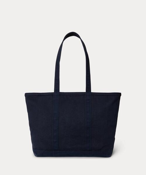 ロゴ キャンバス ミディアム トート（トートバッグ）｜POLO RALPH