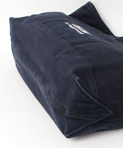 POLO RALPH LAUREN(ポロ ラルフ ローレン)の「ロゴ キャンバス ミディアム トート(トートバッグ・メンズ・ネイビー系1・ONE)」の9枚目の写真