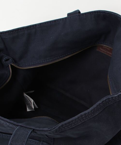 POLO RALPH LAUREN(ポロ ラルフ ローレン)の「ロゴ キャンバス ミディアム トート(トートバッグ・メンズ・ネイビー系1・ONE)」の2枚目の写真