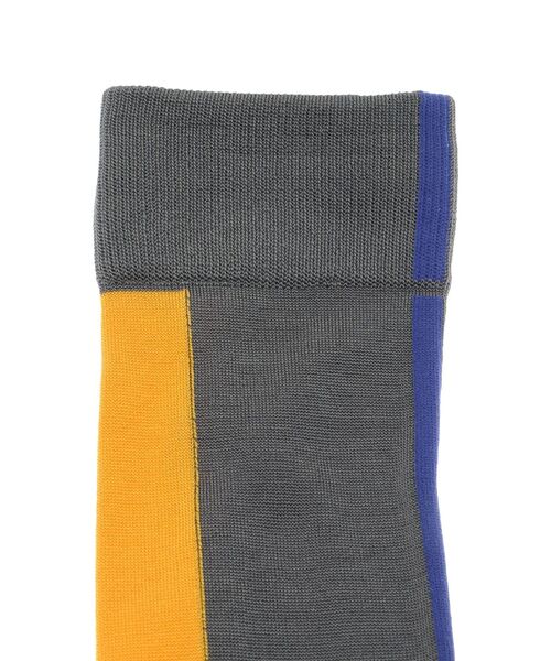 UN3D.（アンスリード）の「BI-COLOR HIGH SOCKS / バイカラーハイソックス（ソックス/靴下・レディース・グレー/ブラック/ネイビー・FREE）」の17枚目の写真