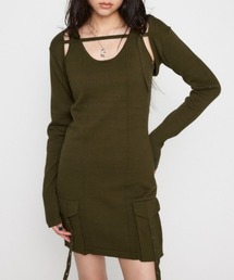 FRONT ZIP GATHER トップス（Tシャツ/カットソー）｜LAGUA GEM
