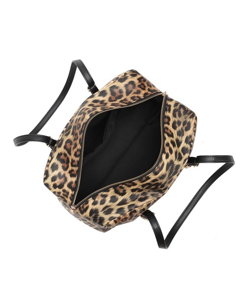 EVRIS(エヴリス)の「【EVRIS/エブリス】SUNNY Wベルトラージハンドバッグ(ハンドバッグ・レディース・レオパード/ダークブラウン/ブラック・FREE)」の5枚目の写真