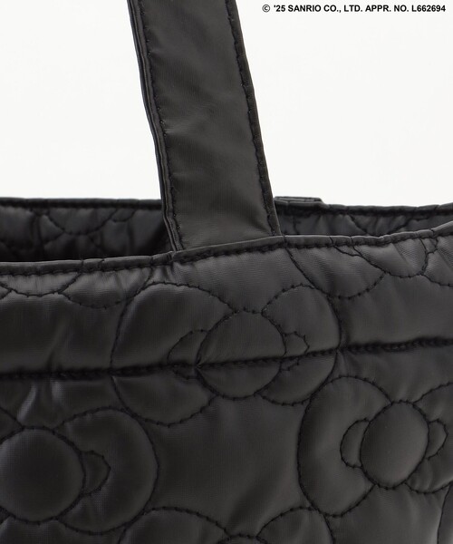 ANY（エニィ）の「【ハローキティ×ANY】キルトトートバッグ（トートバッグ・レディース・ブラック系/ゴールド系・F）」の7枚目の写真