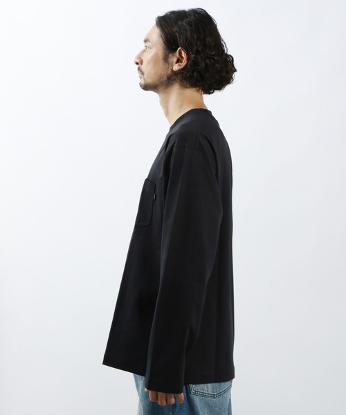 BAYFLOW(ベイフロー)の「シルキータッチベーシックTシャツ(Tシャツ/カットソー・メンズ・ブラック/オフホワイト・MEDIUM/LARGE)」の8枚目の写真