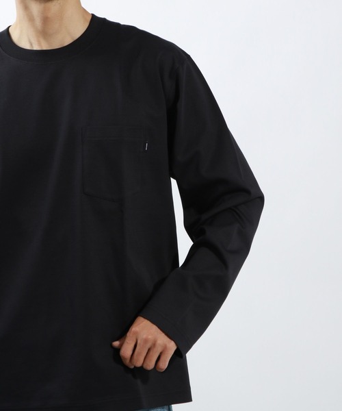 BAYFLOW(ベイフロー)の「シルキータッチベーシックTシャツ(Tシャツ/カットソー・メンズ・ブラック/オフホワイト・MEDIUM/LARGE)」の12枚目の写真
