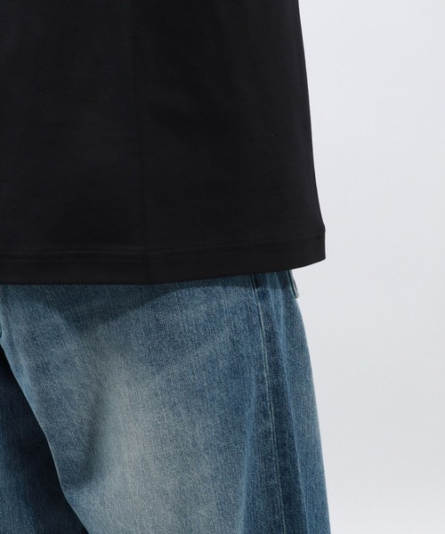 BAYFLOW(ベイフロー)の「シルキータッチベーシックTシャツ(Tシャツ/カットソー・メンズ・ブラック/オフホワイト・MEDIUM/LARGE)」の13枚目の写真