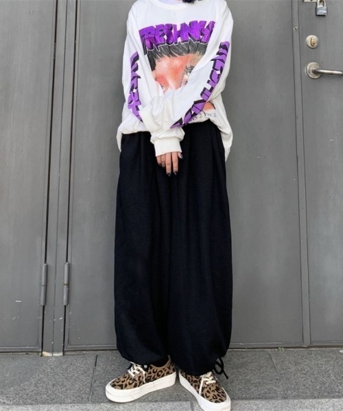 SHEPP(シープ)の「ドローコード ルーズシルエットスウェットパンツ(スウェットパンツ・メンズ・グレー/ブラック・L/M)」の13枚目の写真