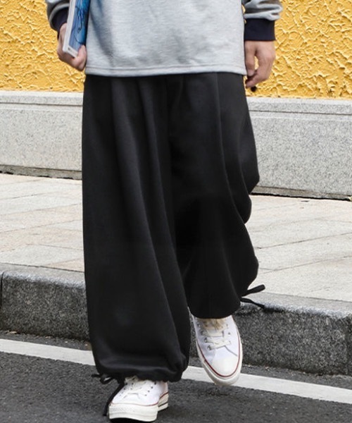 SHEPP(シープ)の「ドローコード ルーズシルエットスウェットパンツ(スウェットパンツ・メンズ・グレー/ブラック・L/M)」の16枚目の写真