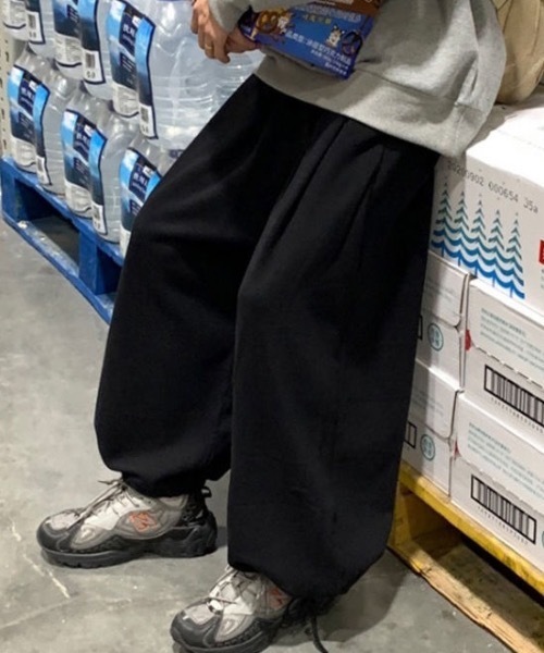 SHEPP(シープ)の「ドローコード ルーズシルエットスウェットパンツ(スウェットパンツ・メンズ・グレー/ブラック・L/M)」の17枚目の写真