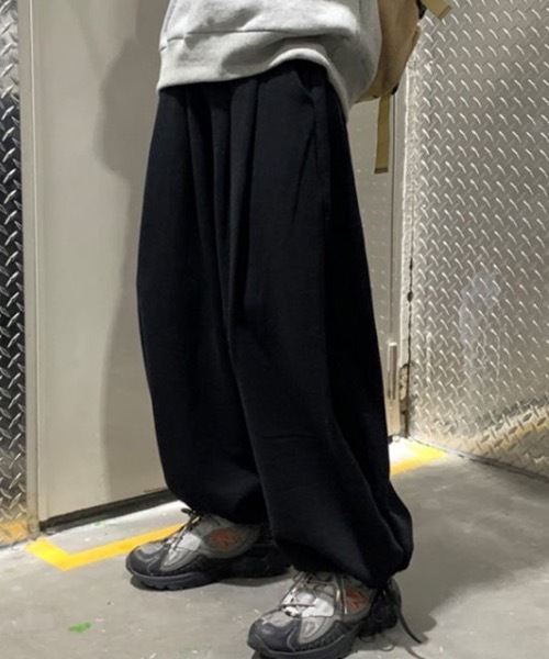 SHEPP(シープ)の「ドローコード ルーズシルエットスウェットパンツ(スウェットパンツ・メンズ・グレー/ブラック・L/M)」の19枚目の写真
