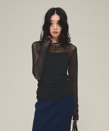 eL | 【eL】Mesh Tight Pullover LS/583676(Tシャツ/カットソー)