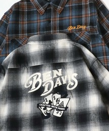 BEN DAVIS(xfCrX)BEN DAVIS/xfCrX EMBRO OMBRE SHIRT/I[o[TCY obNvghJ N l`FbNVc/[NVc/fB[X Y(Vc/uEX)