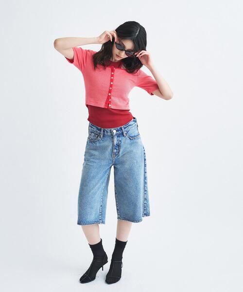 CODE A（コードエー）の「NEEDBY heritage ＊ CODE A｜NANA（デニムパンツ・レディース・ブルー・23/24/25）」の2枚目の写真