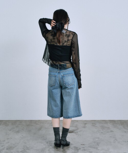 CODE A（コードエー）の「NEEDBY heritage ＊ CODE A｜NANA（デニムパンツ・レディース・ブルー・23/24/25）」の5枚目の写真
