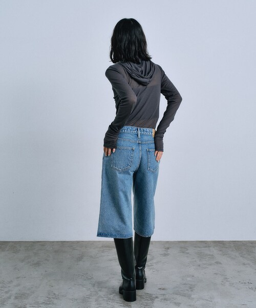CODE A（コードエー）の「NEEDBY heritage ＊ CODE A｜NANA（デニムパンツ・レディース・ブルー・23/24/25）」の8枚目の写真