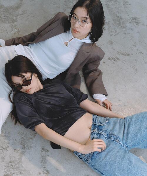 CODE A（コードエー）の「NEEDBY heritage ＊ CODE A｜NANA（デニムパンツ・レディース・ブルー・23/24/25）」の14枚目の写真