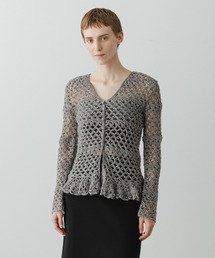 ADAM ET ROPE' | 【EMOELLE】クロシェカーディガン(カーディガン/ボレロ)