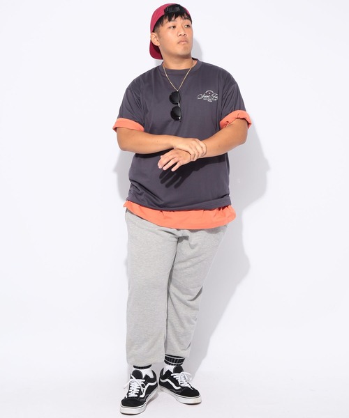 B&T CLUB(ビーティークラブ)の「Tシャツ メンズ 大きいサイズ サマーバケーション プリント 半袖Tシャツ B&T CLUB (ビーアンドティークラブ)(Tシャツ/カットソー・メンズ・ダークグレー/ブルー・X1(3L~4L)/X2(4L~5L)/X3(6L~7L))」の8枚目の写真