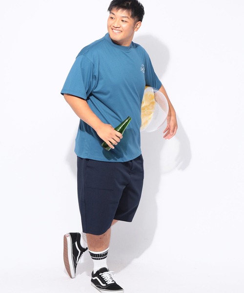 B&T CLUB(ビーティークラブ)の「Tシャツ メンズ 大きいサイズ サマーバケーション プリント 半袖Tシャツ B&T CLUB (ビーアンドティークラブ)(Tシャツ/カットソー・メンズ・ダークグレー/ブルー・X1(3L~4L)/X2(4L~5L)/X3(6L~7L))」の13枚目の写真