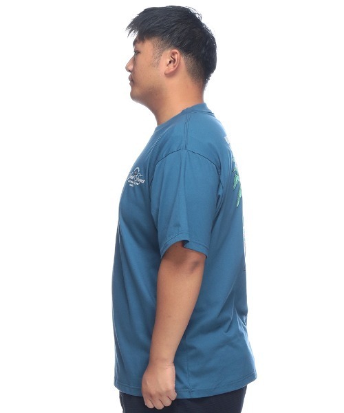 B&T CLUB(ビーティークラブ)の「Tシャツ メンズ 大きいサイズ サマーバケーション プリント 半袖Tシャツ B&T CLUB (ビーアンドティークラブ)(Tシャツ/カットソー・メンズ・ダークグレー/ブルー・X1(3L~4L)/X2(4L~5L)/X3(6L~7L))」の18枚目の写真