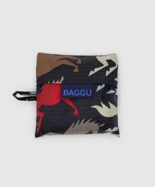 BAGGU(バグー)の「BABY BAGGU 589.カットアウトホース(エコバッグ/サブバッグ・レディース・ブラック・FREE)」の3枚目の写真
