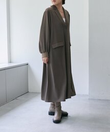 ear PAPILLONNER イアパピヨネ　コンチョ付きチュニックワンピース ear PAPILLONNER（イアパピヨネ）の「コンチョ付きチュニック