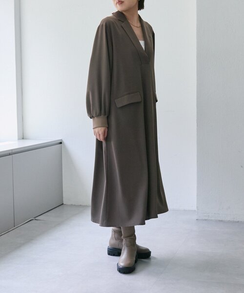 ワンピース AMERI bkd501 セール】CHECK RETRO SLENDER DRESS（ワンピース）｜Ameri