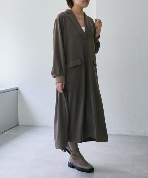 イアパピヨネ　SUM1 STYLE(スミスタイル) ワンピース ear PAPILLONNER（イア パピヨネ） ワンピース Vネックワンピース