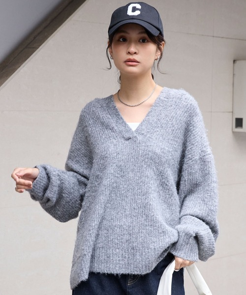 Chaos 美品 ブルーフォックススキッパーニット Chaos 美品 ブルーフォックススキッパーニット UV/洗える》サマ美え