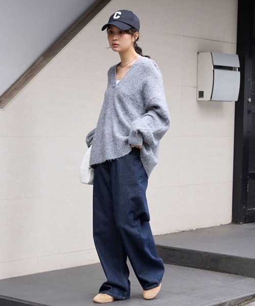 Chaos 美品 ブルーフォックススキッパーニット Chaos 美品 ブルーフォックススキッパーニット 【公式通販】