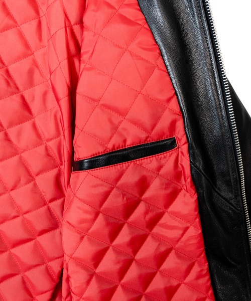 JACKROSE（ジャックローズ）の「JE-BUFFARO CALF　シングルライダース（ライダースジャケット・メンズ・ブラック・S/M/L/XL）」の3枚目の写真