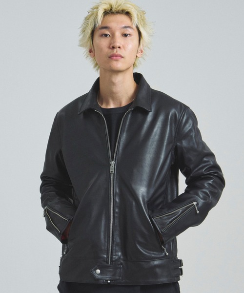 セール】JE-BUFFARO CALF シングルライダース（ライダースジャケット