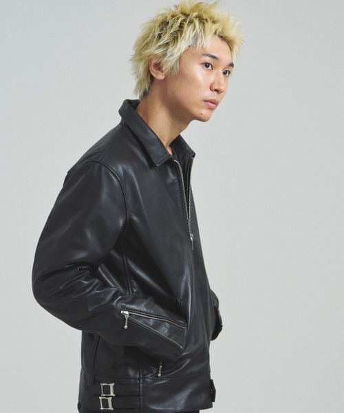 セール】JE-BUFFARO CALF シングルライダース（ライダースジャケット