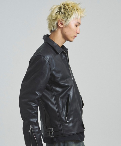 セール】JE-BUFFARO CALF シングルライダース（ライダースジャケット