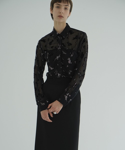 FLOWER OPAL BISTIER SHIRTS（シャツ/ブラウス）｜CLANE（クラネ）の