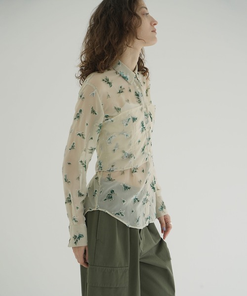 FLOWER OPAL BISTIER SHIRTS（シャツ/ブラウス）｜CLANE（クラネ）の