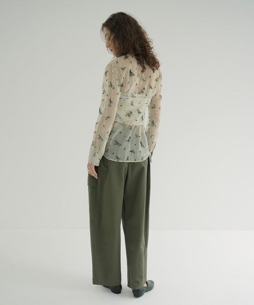 FLOWER OPAL BISTIER SHIRTS（シャツ/ブラウス）｜CLANE（クラネ