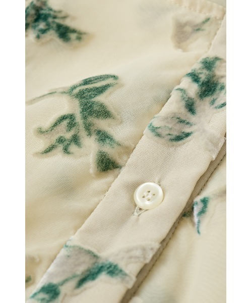 セール】FLOWER OPAL BISTIER SHIRTS（シャツ/ブラウス）｜CLANE