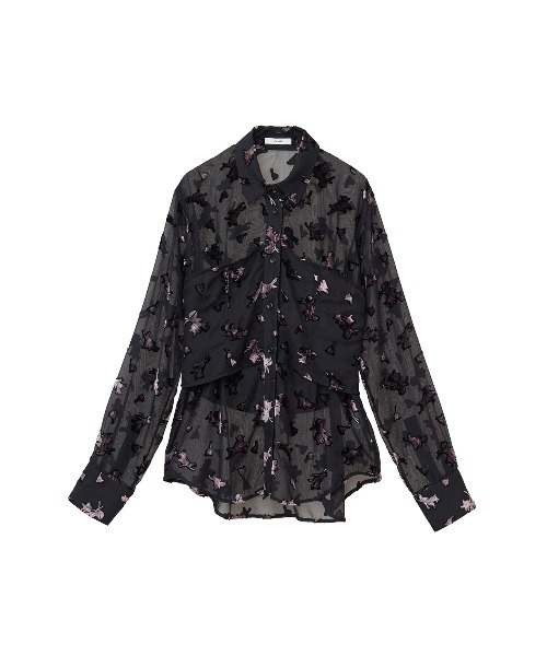 セール】FLOWER OPAL BISTIER SHIRTS（シャツ/ブラウス）｜CLANE