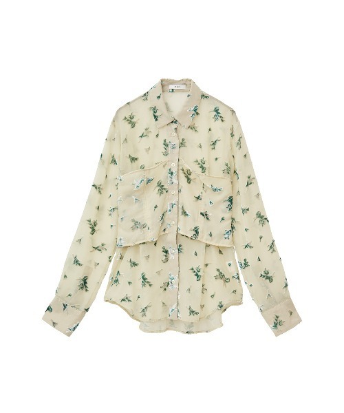FLOWER OPAL BISTIER SHIRTS（シャツ/ブラウス）｜CLANE（クラネ