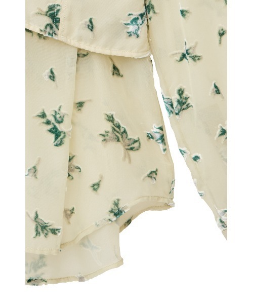 セール】FLOWER OPAL BISTIER SHIRTS（シャツ/ブラウス）｜CLANE