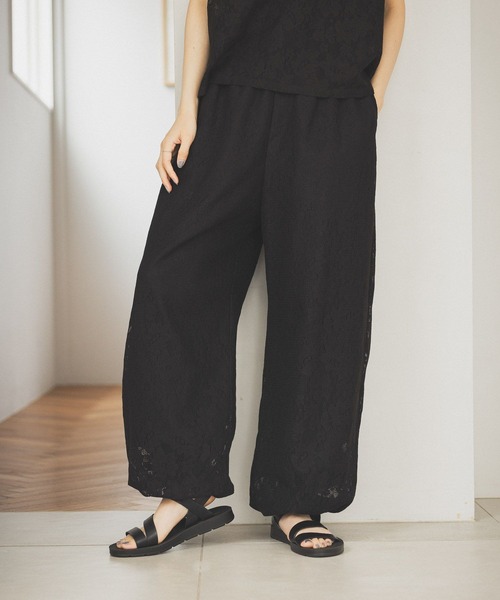 studio CLIP（スタディオクリップ）の「レースバルーンパンツ（その他パンツ・レディース・ブラック/アイボリー・FREE）」の17枚目の写真