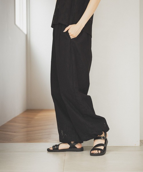 studio CLIP（スタディオクリップ）の「レースバルーンパンツ（その他パンツ・レディース・ブラック/アイボリー・FREE）」の19枚目の写真