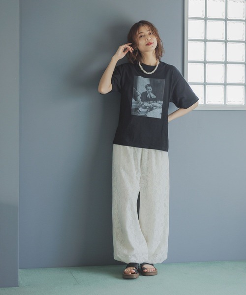 studio CLIP（スタディオクリップ）の「レースバルーンパンツ（その他パンツ・レディース・ブラック/アイボリー・FREE）」の12枚目の写真